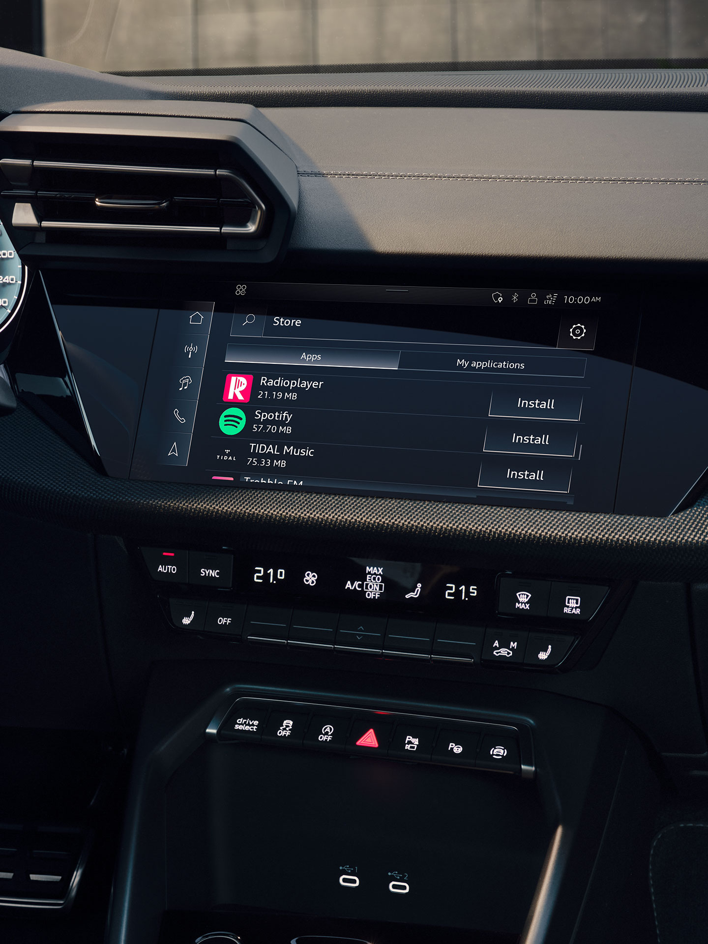 Audi A3 allstreet MMI-scherm